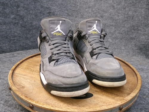 Nike Air Jordan 4 Retro Cool Grey Nubuck Sneakers 2019 Men Size 10 US 308497-007 - Picture 2 of 13