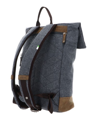 zwei Olli O25 Rucksack Tasche Stone Schwarz Braun Neu - Bild 5 von 6