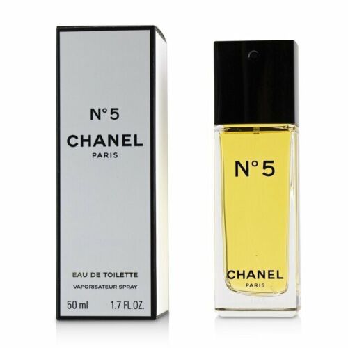 Chanel No.5 Eau De Toilette Spray Non-Refillable 50ml Womens Perfume - Picture 1 of 4