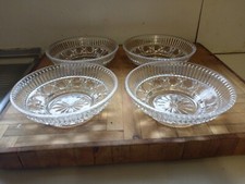4 X Small Glass Bowls