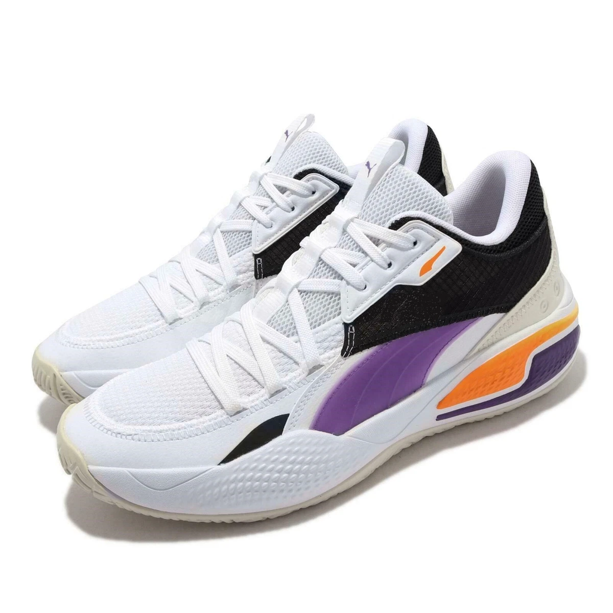 PUMA COURT RIDER 1 BASKETBALL TRAINERS SNEAKERS MEN SHOES WHITE
