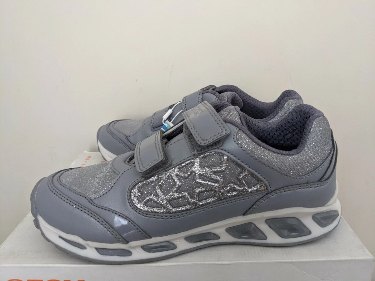 Amplificador la carretera Ten cuidado Geox Girl&#039;s J Shuttle G.A Sneakers Size 3.5 NIB | eBay