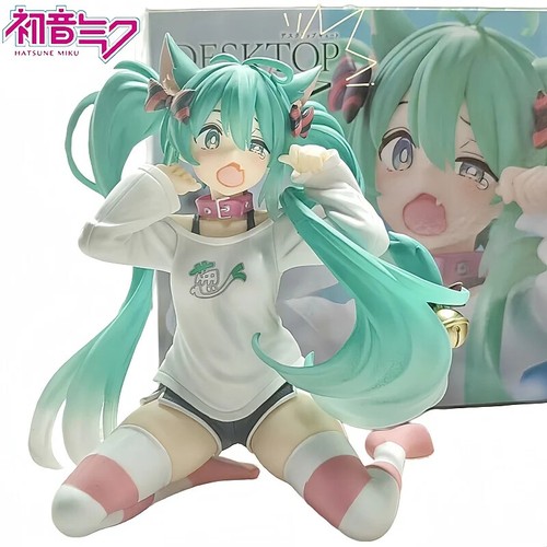 Neu 12 cm Anime Hatsune Miku Figur Katzenohr Langarm Kleidung Ver Modell Spielzeug. - Bild 2 von 24