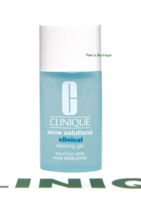 CLINIQUE Acne Solutions Clinical Clearing Gel (.5oz/15mL) Full Size NWOB