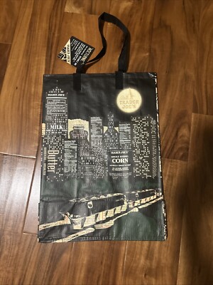 Trader Joe s NOCTURNE Night View Reusable Shopping Bag NWT