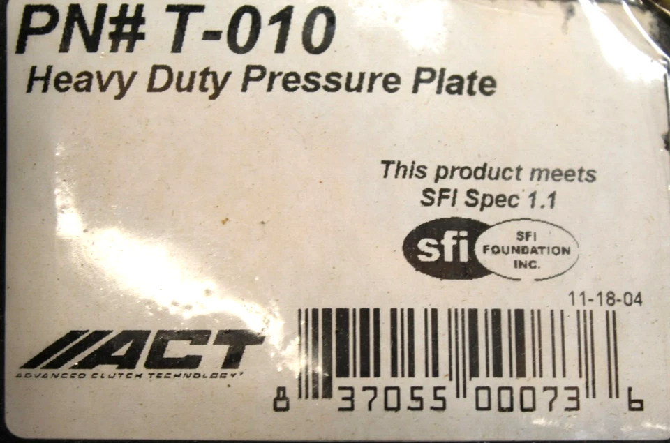Placa de presión de embrague de alta resistencia ACT | T-010 | Se adapta a Toyota Foto 4 de 4