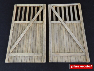 MW22 PLUSMODEL 432 WOODEN GATE - STRAIGHT ACCESSORIES  1/35