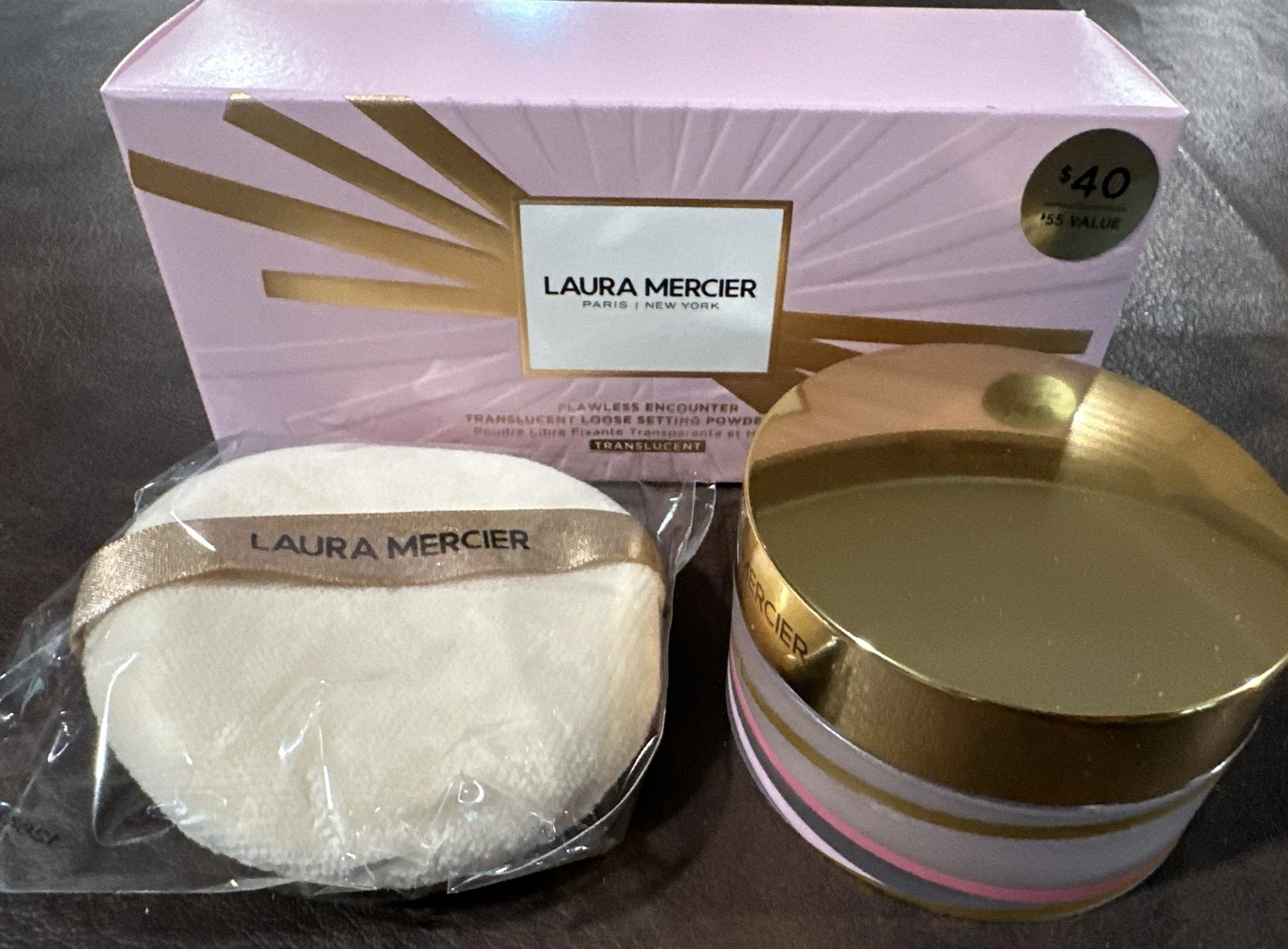 Laura Mercier Flawless Encounter Translucent Loose Powder and Puff