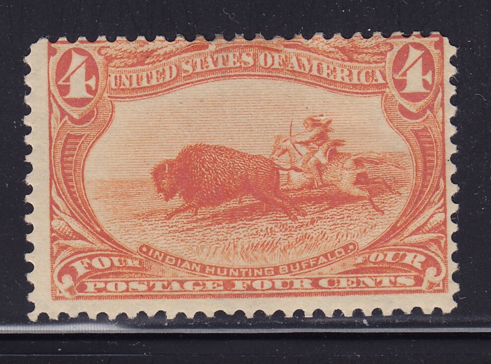 287 F-VF original gum previously hinged with nice color cv $ 100