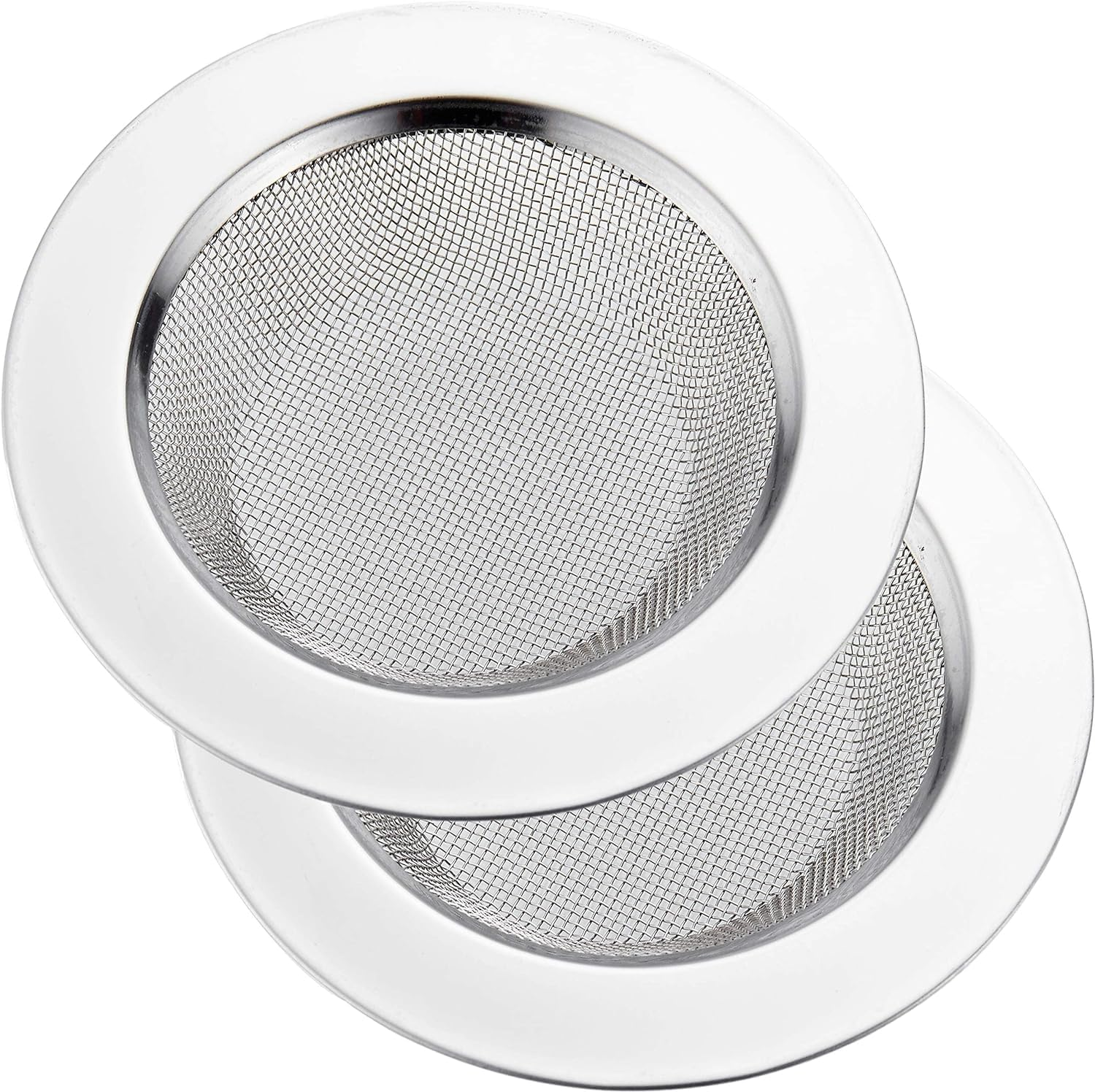 2 PCS Kitchen Sink Strainer Stainless Steel, Kitchen Sink Drain Strainer， Sink S