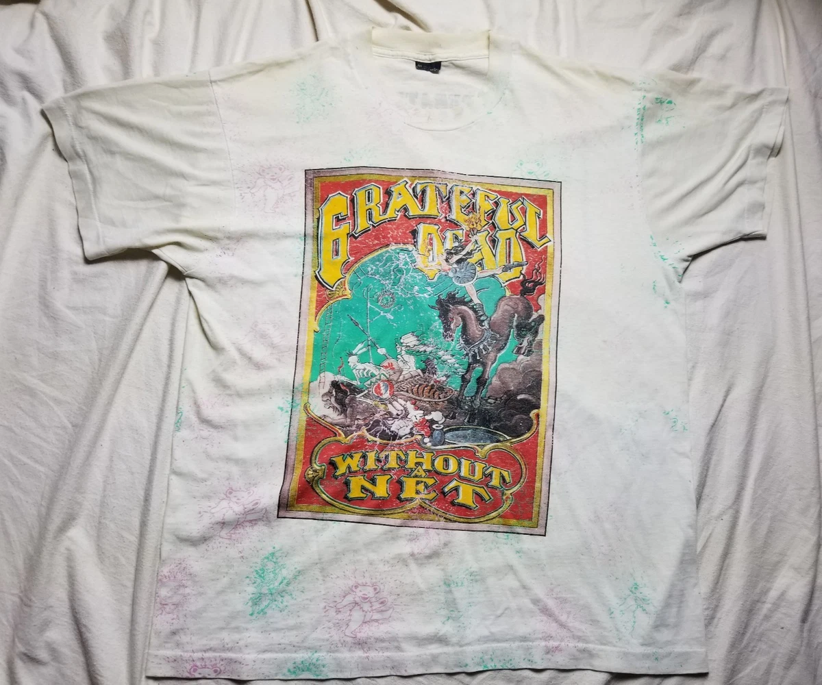 Grateful dead tour shirts vintage sale