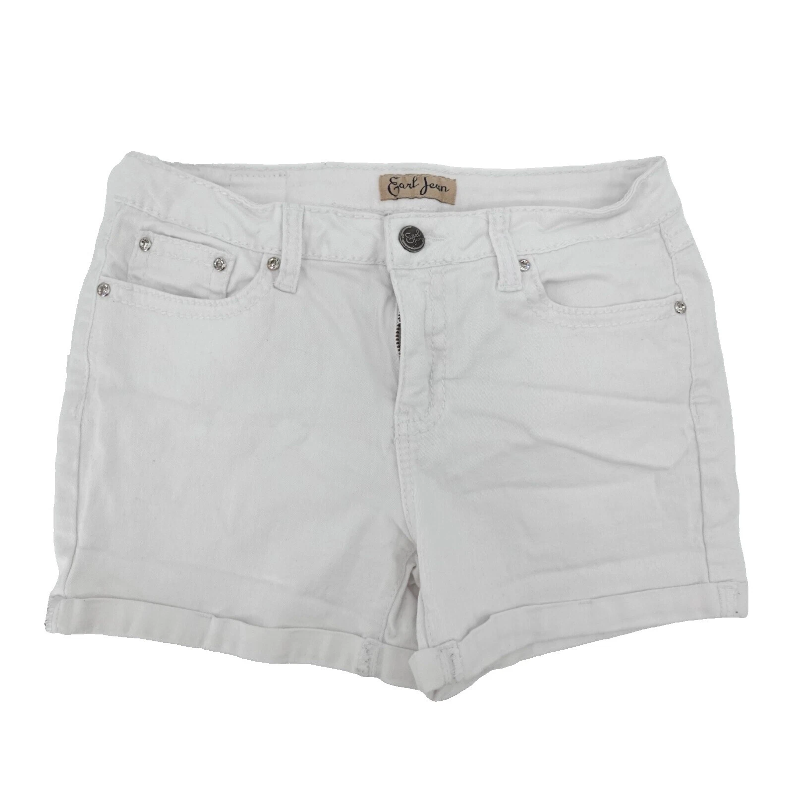 Cotton Regular Size Earl Jean Shorts for Women