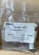 Parr Reactor Bushing, 299HC, PTFE, New, Pk of 6