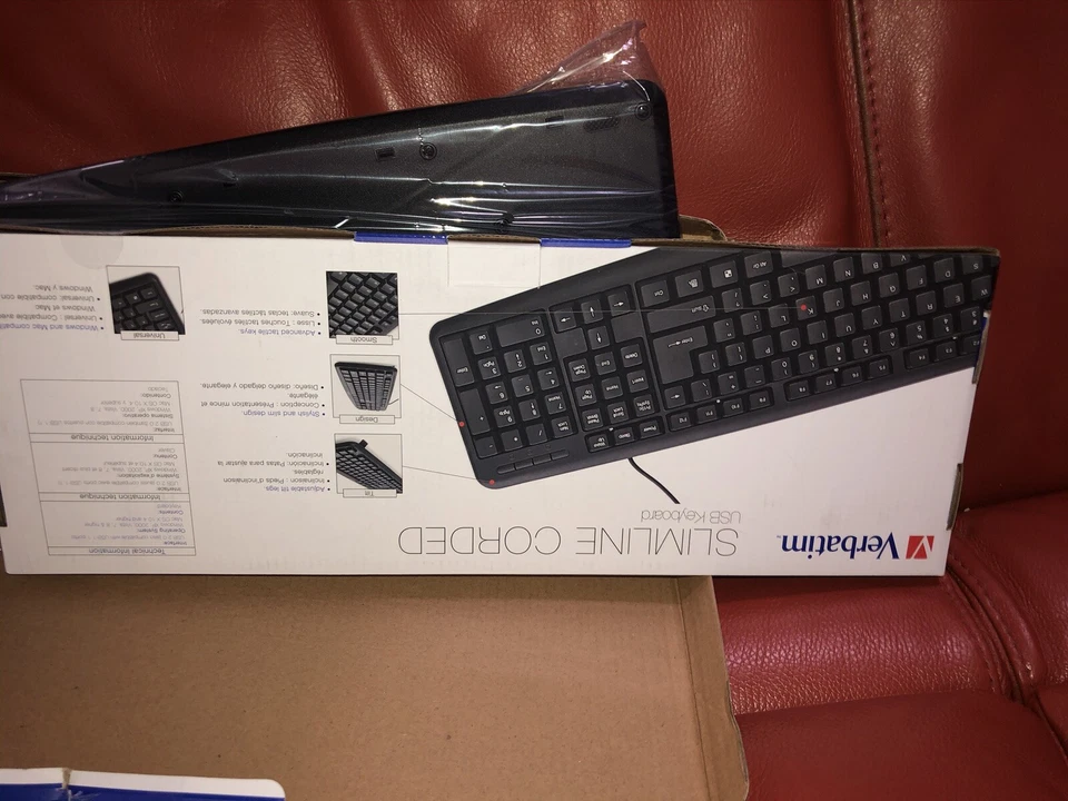 VERBATIM(R) 99201 Verbatim Slimline Corded USB Keyboard - Image 4 of 4