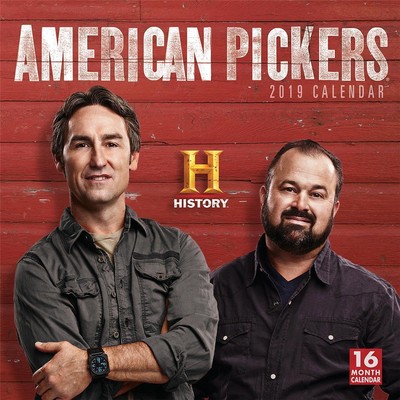 AMERICAN PICKERS KALENDER 2019 OFFICIAL SQUARE (30cm x 30cm) WAND NEU & VERSIEGELT