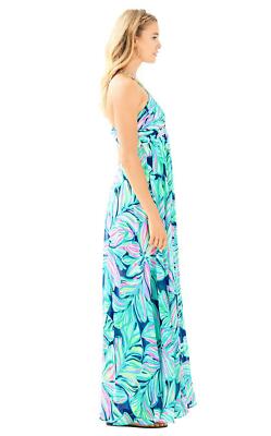 Lilly Pulitzer Lannette Maxi Dress High Tide Navy Dancing Lady Lilly Pulitzer Lannette Maxi Dress High Tide Navy Dancing Lady