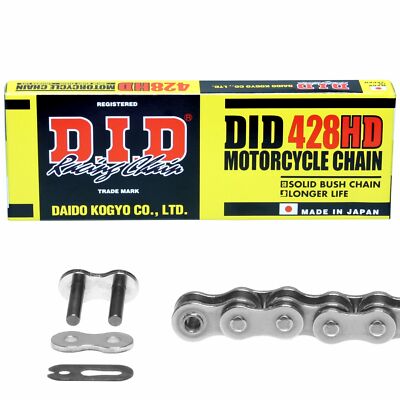 Kette DID 428 HD 126 Glieder offen Clipschloß STAHL Antriebskette Motorradkette