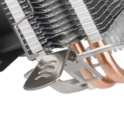 80mm CPU Fan Socket LGA1156 1155 AM3 Aluminum Heatsink Dual Copper Pipe Cooler - Picture 7 of 12