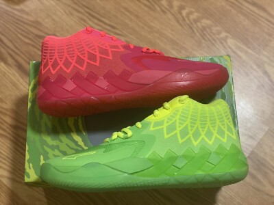 Size 14 - PUMA MB.01 x Rick and Morty Green/Red 2022 for