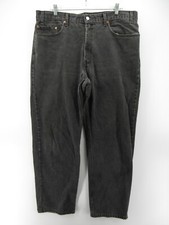 VINTAGE Levis 550 Jeans Men 40X30 Gray Relaxed Fit 90s Authentic Red Tab Denim