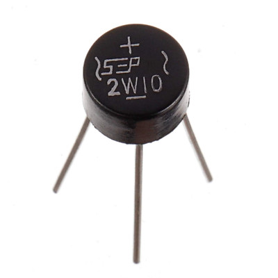 2W10 2A 1000V Bridge Rectifier Diodes Axial Full Wave (Pack of 30 Pcs)