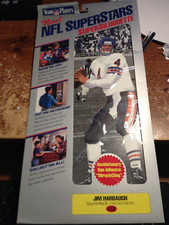 Vintage Jim Harbaugh NFL SuperStars Super Silhouettes Cling Chicago Bears NIP