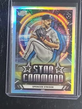 2024 Topps Cosmic Chrome #SC-19 Spencer Strider Star Command Refractor