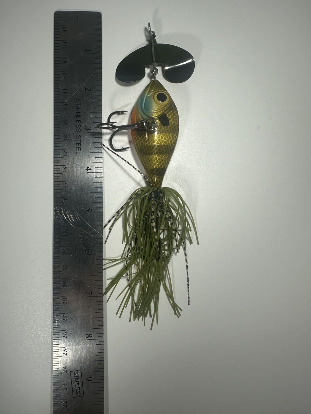 Evolution Baits Grass Burner Blue Gill RARE Topwater Buzzbait Fishing Lure - Image 15