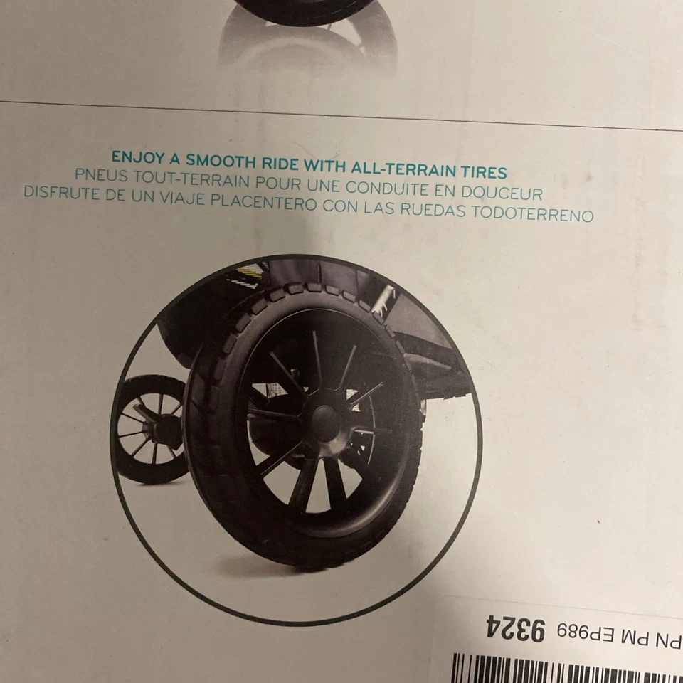 Cochecito doble todo terreno Evenflo Pivot Xplore - gris aventurero... Foto 4 de 4