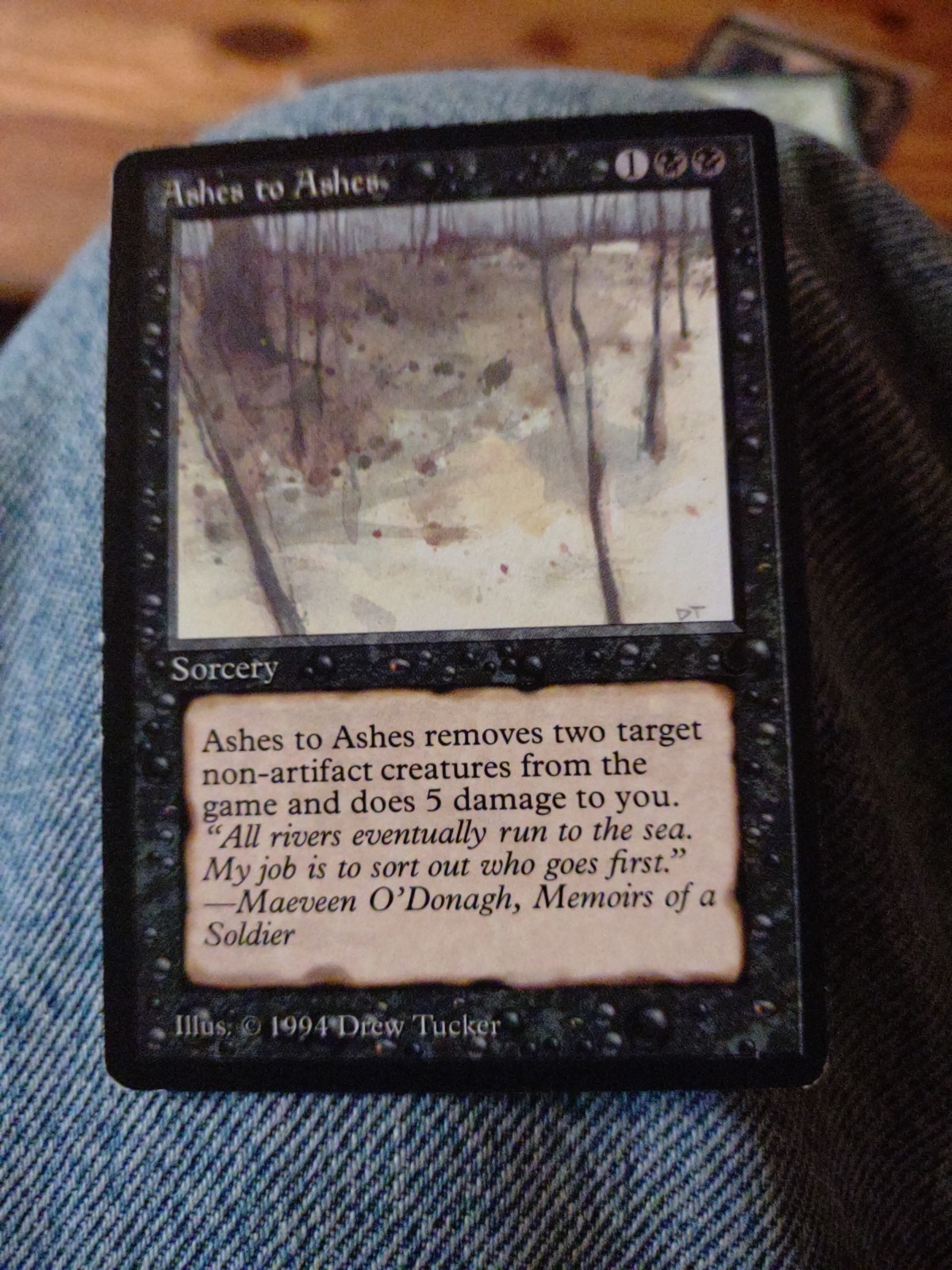 Ashes to Ashes The Dark 1994 Magic The Gathering MTG NM+