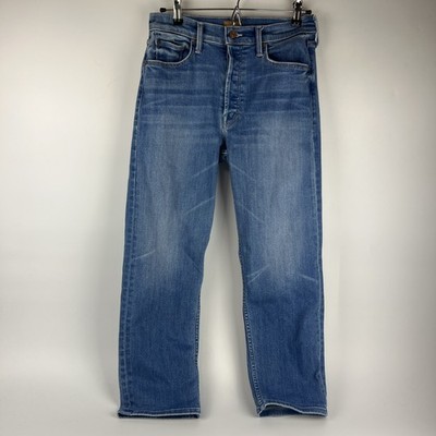 Mother Jeans The Tomcat Layover Blue Denim Women s Size 28 / 27 Inseam
