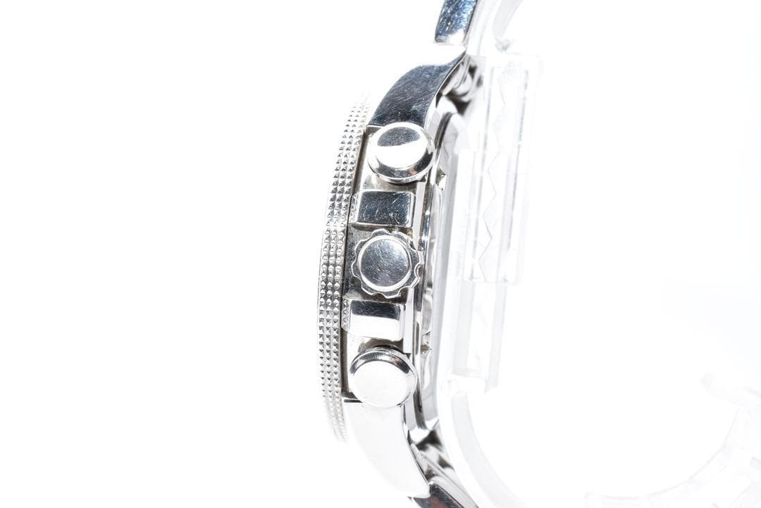 Operational SEIKO PROSPEX V195 0AD0 blue dial chronograph image 5