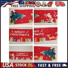 Merry Christmas Table Runner 13 X 72 Inch Watercolor Santa Claus Table Runner S1