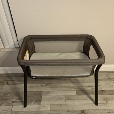 Chicco LullaGo Anywhere SE Bassinet Portable Infant Travel Crib Bed Clay Grey