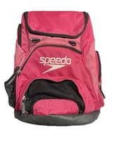 Speedo Teamster Backpack 25L Pink Colorful Waterproof Wet Swimming Bag