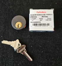 LSDA - 1 ” - Mortise Cylinder - 10B - Solid Brass M1002SCC10B SC1