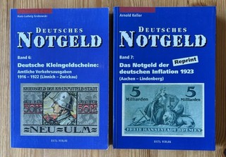 Lot Kataloge Gietl Katalog Deutsches Notgeld Banknoten Geldscheine Band 6 7
