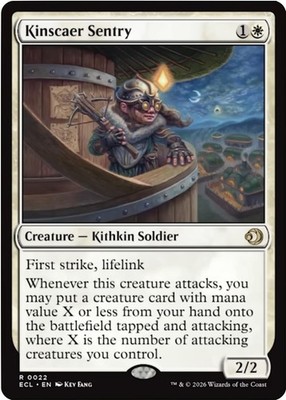 Kinscaer Sentry 22 Lorwyn Eclipsed NM EN