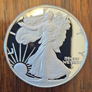 U.S. Mint American Eagle  Proof 2023 1 oz .999 Silver $1 Coin Strike Uncertified