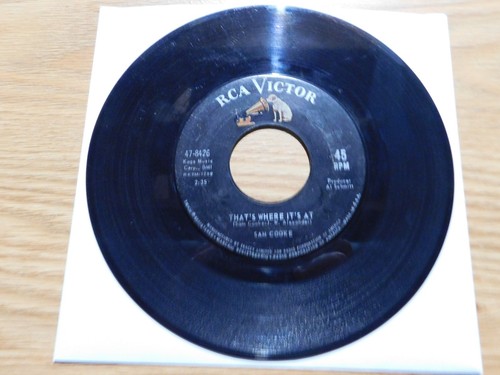 Sam Cooke - RCA Victor 45 RPM - Cousin Of Mine / That's Where It's At - Picture 2 of 2