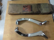 Nos 1960 Mercury Diecast Fin Molding Extensions Quarter Panel Super Nice Pair Nos 1960 Mercury Diecast Fin Molding Extensions Quarter Panel Super Nice Pair