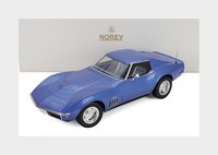 1:18 Norev Chevrolet Corvette Coupe 1969 Blue NV189034 Modellbau