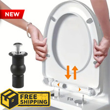 2pcs Expansion Screw Toilet Seat Top Fix Seat Hinge Hole Fixings Well Nut Screw