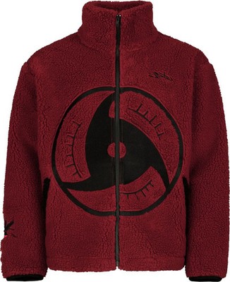 Naruto Übergangsjacke Herren Mangekyō Sharingan rot