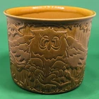 Vintage MCM Haeger Art Pottery Owl Family Jardiniere Planter 5063 USA 6" Tall