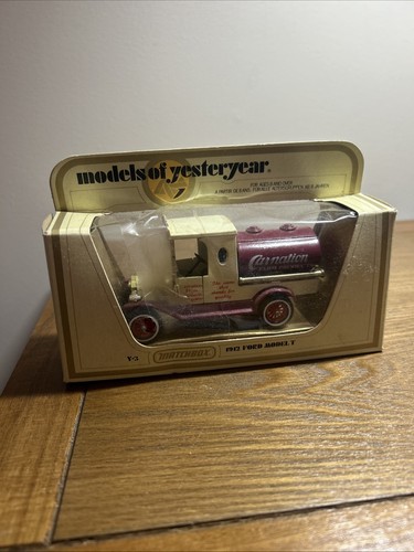 Matchbox Models of Yesteryear 1912 Ford Model T Carnation dairy Y-3