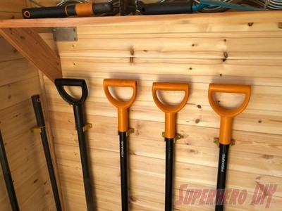 Garden Tool Wall Mount Yard Tool Holders for Fiskar Shovels, Rakes, etc. | 3D-pr