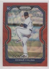 2021 Panini Prizm Red Wave Prizm 29/99 Edwar Colina #51 r0j