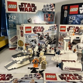 LEGO Star Wars Lot Hoth Wampa Cave 8089 Rebel&Snow Trooper 8083 8084 Freeco 8085