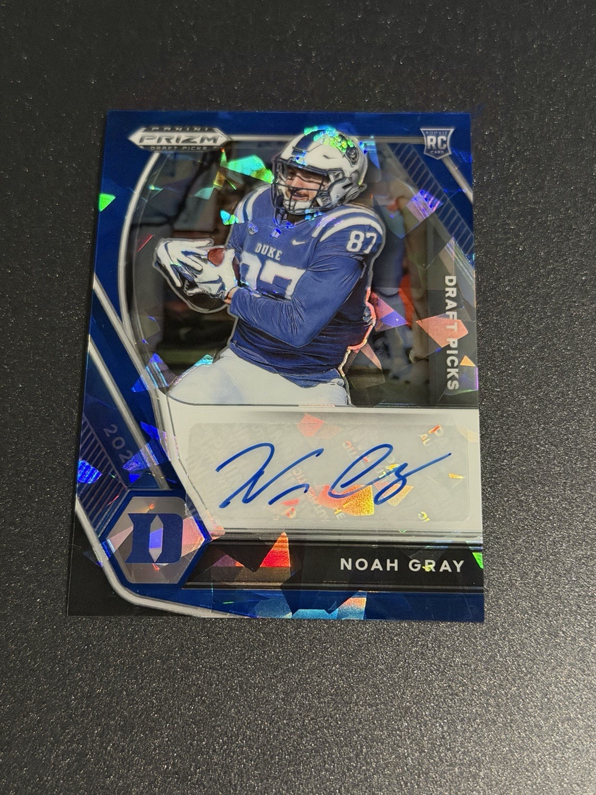 Noah Gray Panini Prizm Draft Picks Draft Picks Autographs #DPANOG Autograph Blue